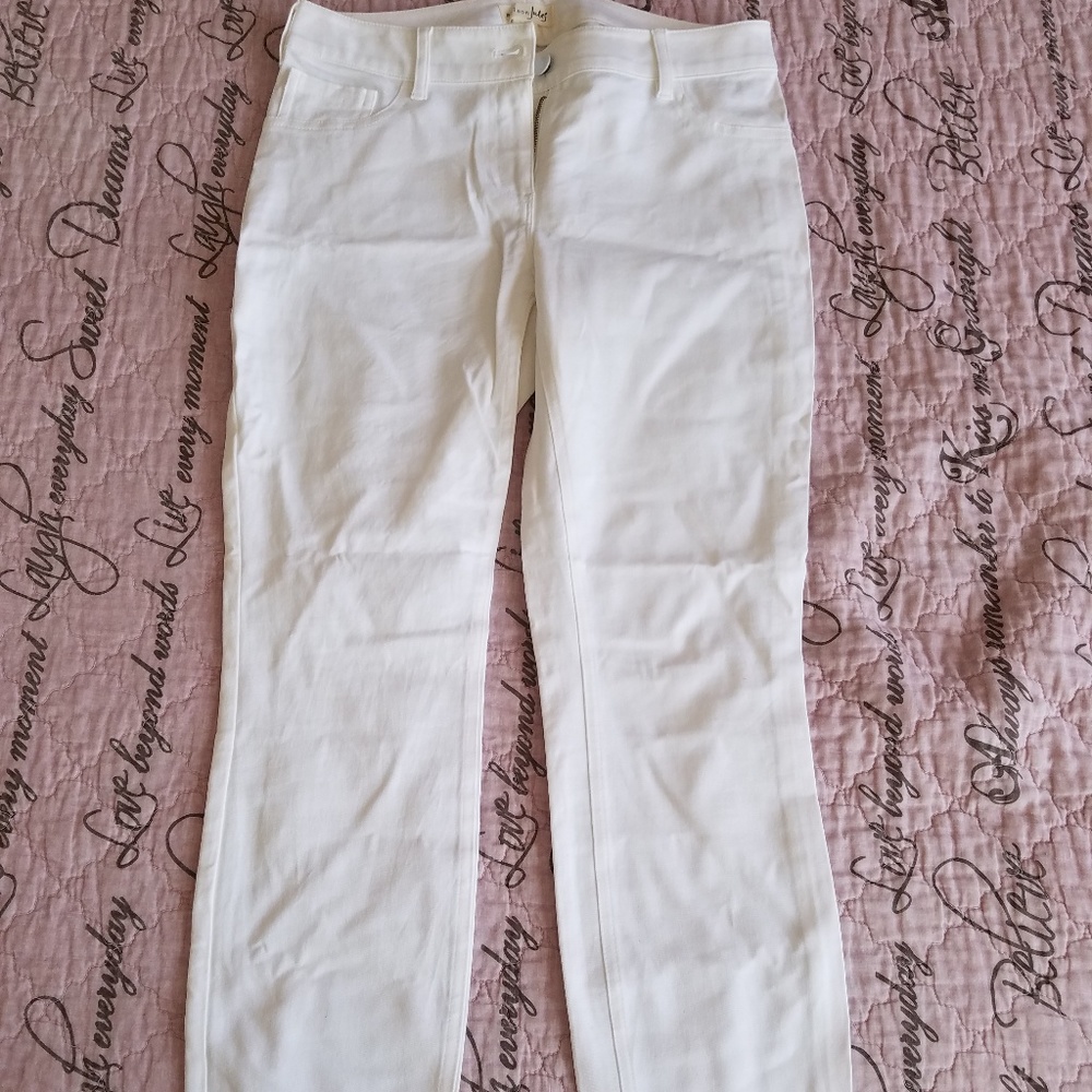 Maison Jules New White Jeans